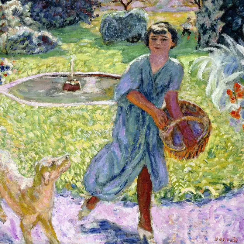 La jeune fille de Pierre Bonnard - tableau celebre