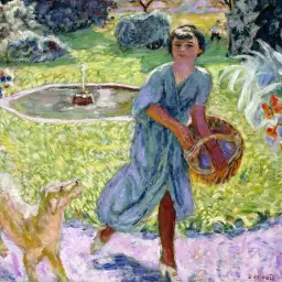 La jeune fille de Pierre Bonnard - tableau celebre