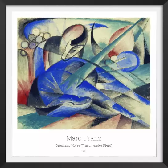 Dreaming horse de Marc franz - tableau celebre