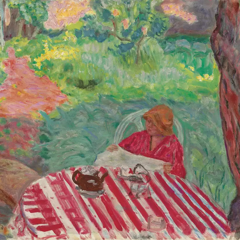 Sous l'arbre de Pierre Bonnard - tableau celebre