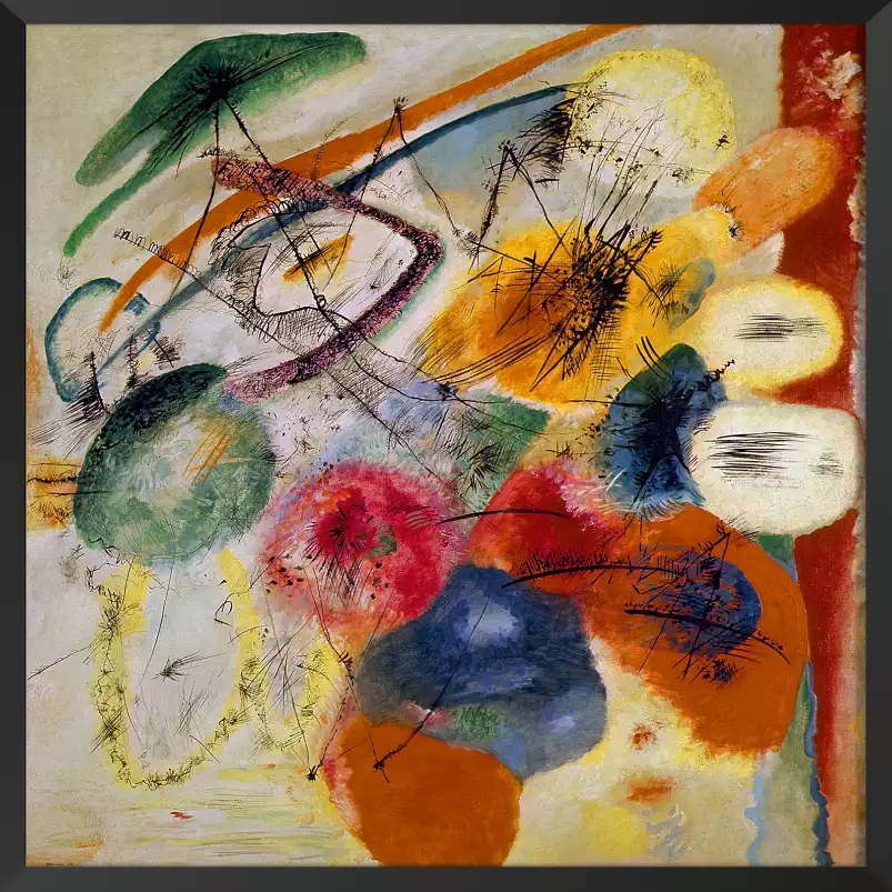 Black Lines de Kandinsky - tableau celebre