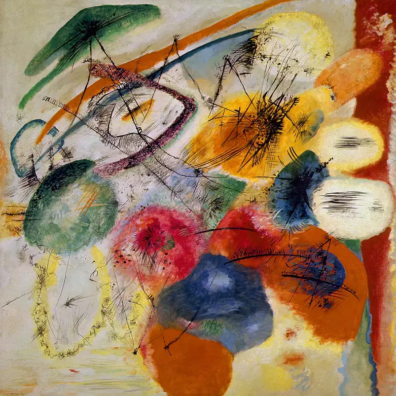 Black Lines de Kandinsky - tableau celebre