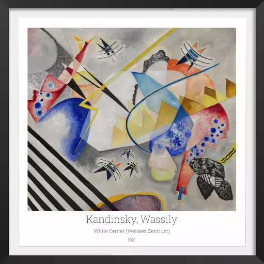 White center de Kandinsky - tableau celebre