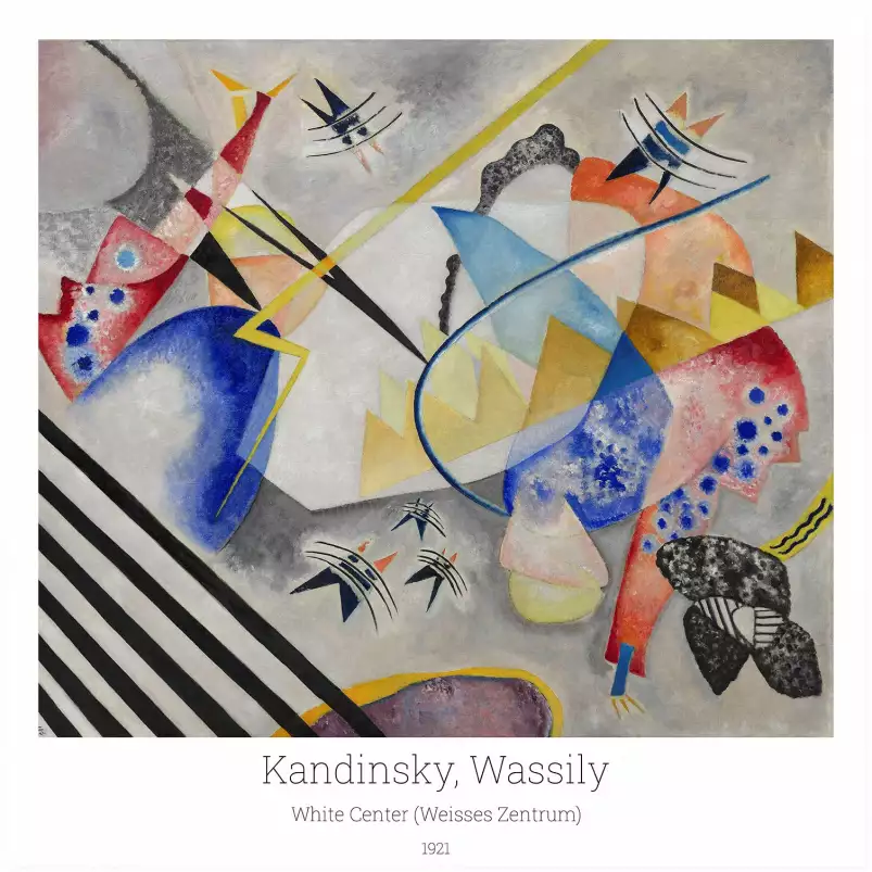 White center de Kandinsky - tableau celebre