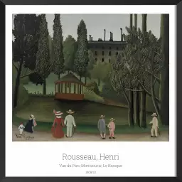 Parc de Montsouris d' Henri Rousseau - tableau célèbre