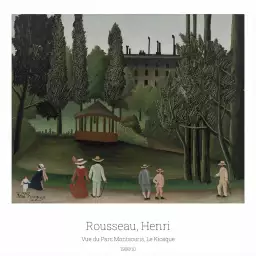 Parc de Montsouris d' Henri Rousseau - tableau célèbre
