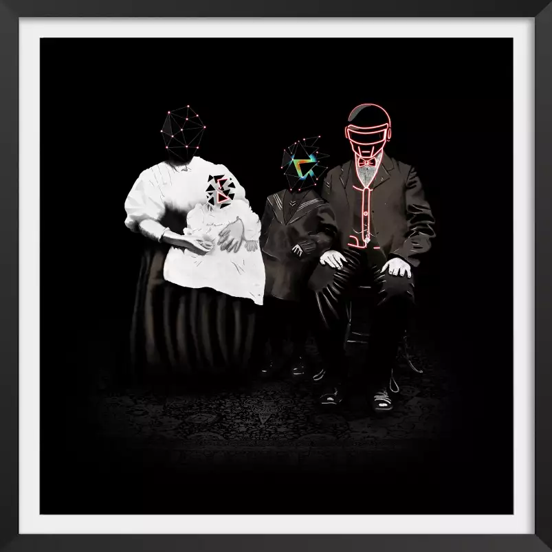 Daft family - cadre contemporain