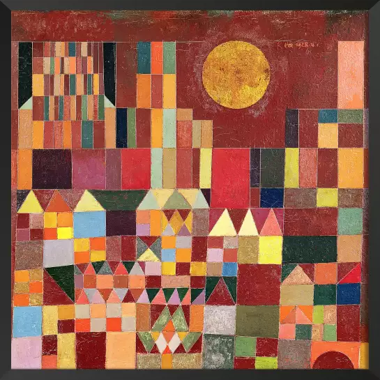 Castle and sun de Paul klee - peintre célèbre