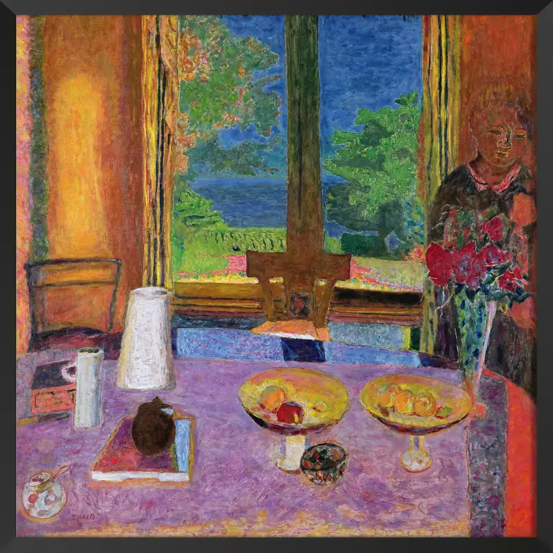 Salle à manger sur le jardin de Pierre Bonnard - peintre célèbre