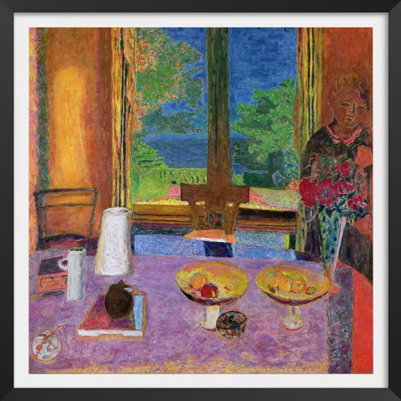 Salle à manger sur le jardin de Pierre Bonnard - peintre célèbre