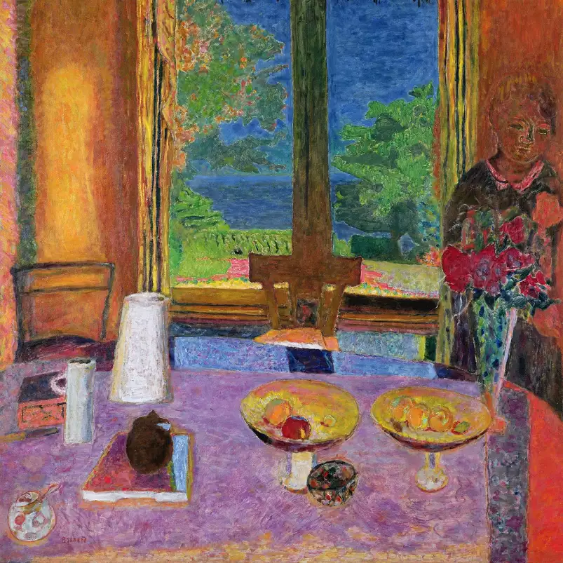 Salle à manger sur le jardin de Pierre Bonnard - peintre célèbre