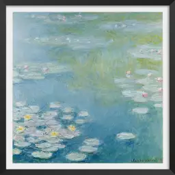 Nympheas à Giverny de Claude Monet - peintre célèbre