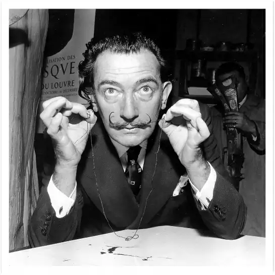 Salvador Dali - photos noir et blanc célébrités