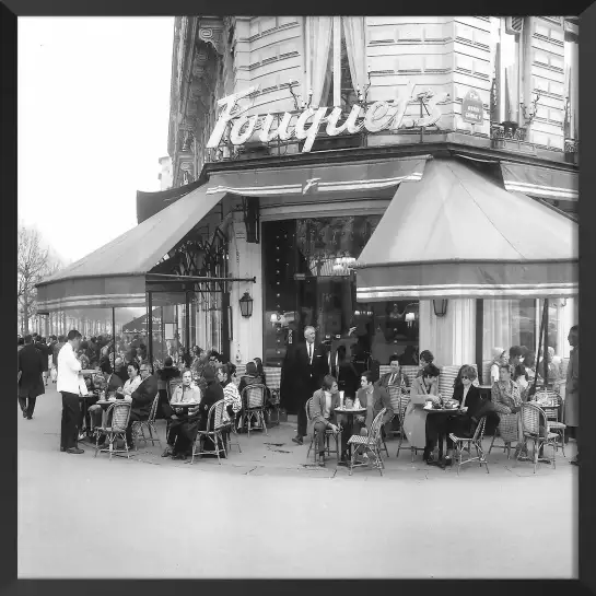 Fouquets - affiche noir et blanc