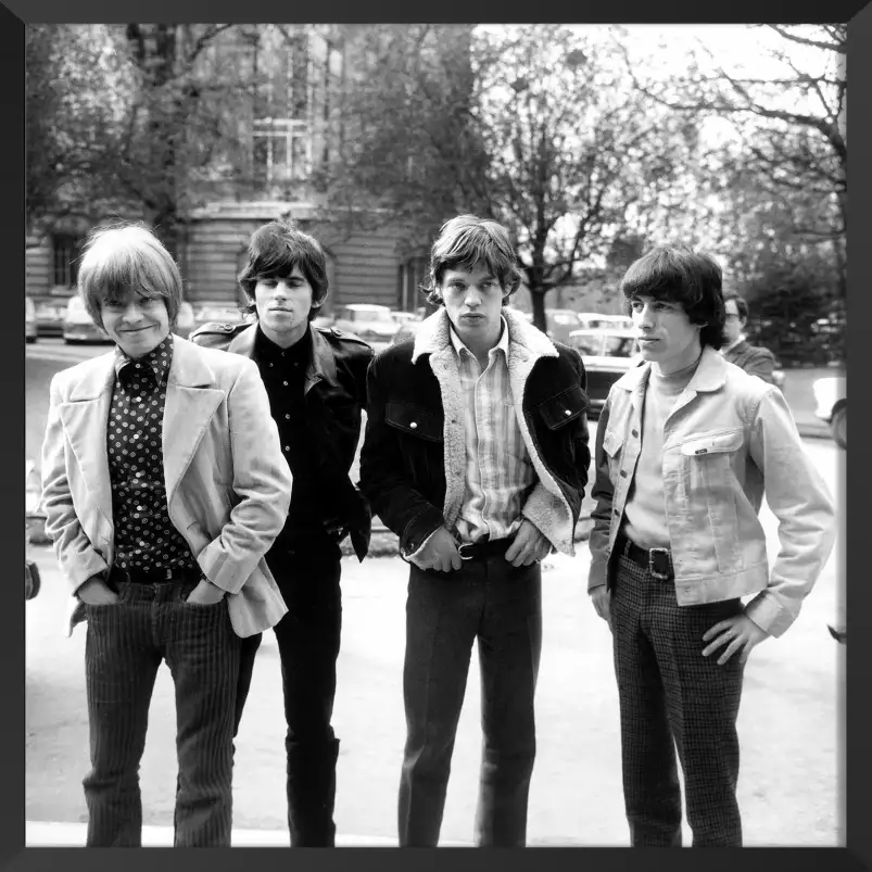 The Rolling Stones en 1966 - photos noir et blanc célébrités