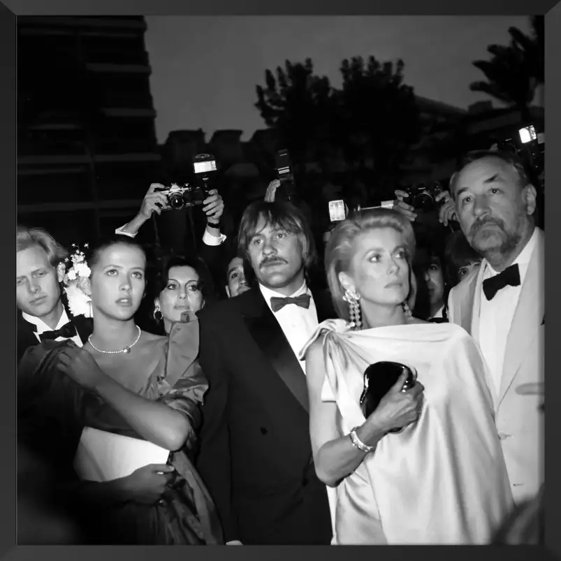 Festival de Cannes Fort Saganne 1984 - photos acteurs noir et blanc