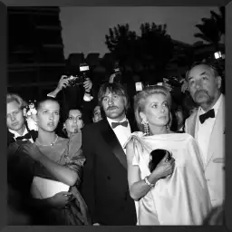 Festival de Cannes Fort Saganne 1984 - photos acteurs noir et blanc