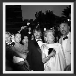 Festival de Cannes Fort Saganne 1984 - photos acteurs noir et blanc