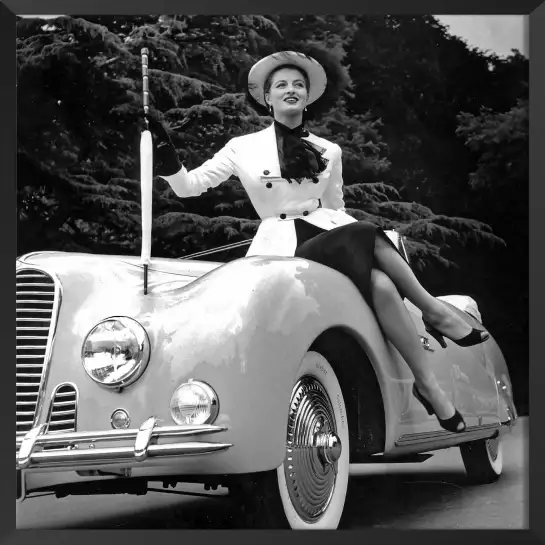 Capucine - poster voiture vintage