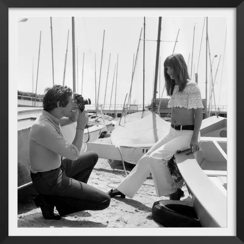 Jane Birkin et Serge Gainsbourg à Cannes - photo de célébrités