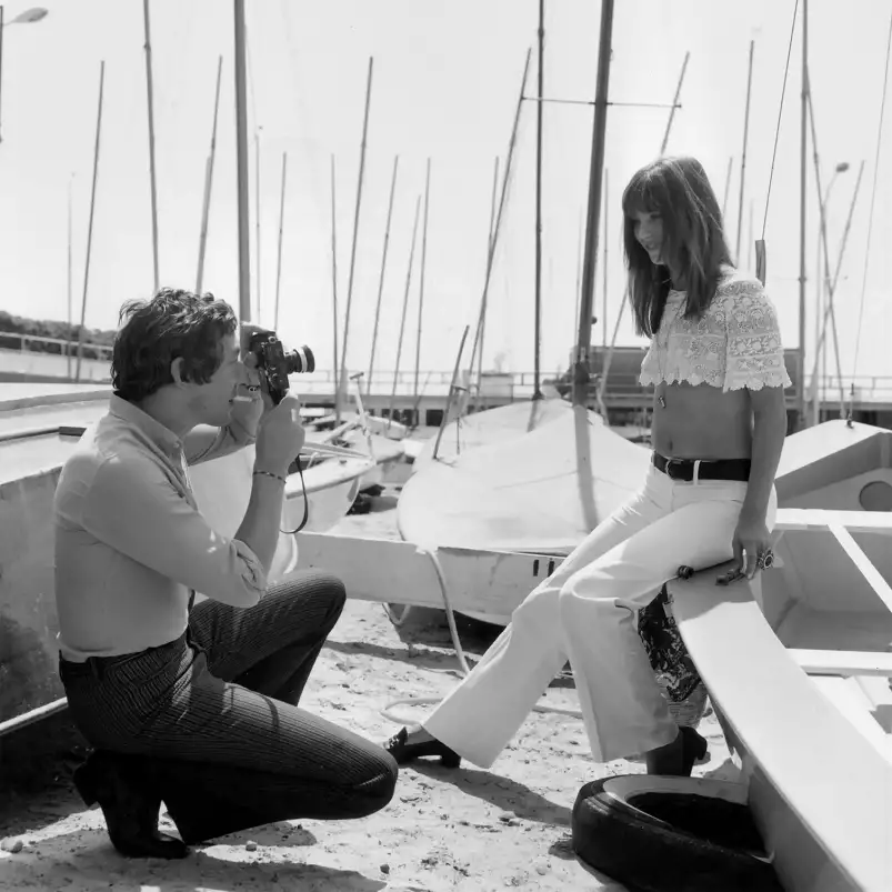 Jane Birkin et Serge Gainsbourg à Cannes - photo de célébrités