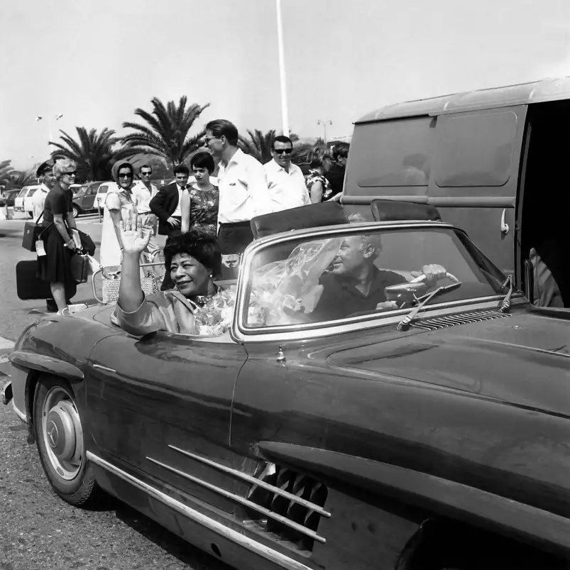 Ella Fitzgerald , chanteuse de jazz en 1964 - photo de célébrités