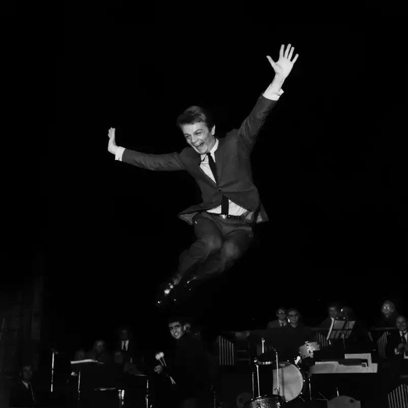 Claude François à l'Olympia en 1964 - affiche de célébrités