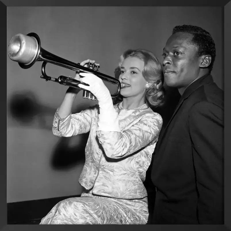 Jeanne Moreau and Miles Davis - photo de célébrités