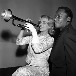 Jeanne Moreau and Miles Davis - photo de célébrités