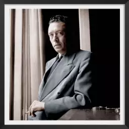 Portrait colorama Albert Camus en 1947 - photo de célébrités