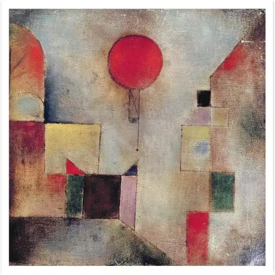 Ballon rouge - Tableau de Paul Klee