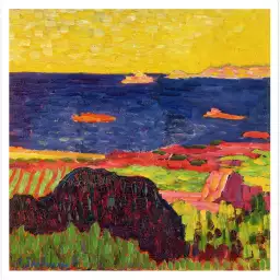 La côte de Carantec de Jawlensky 1906 - tableau célèbre