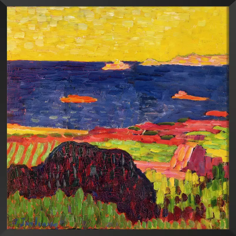 La côte de Carantec de Jawlensky 1906 - tableau célèbre