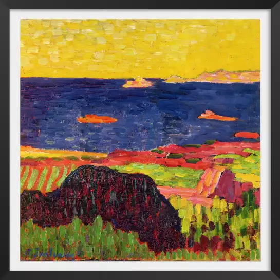 La côte de Carantec de Jawlensky 1906 - tableau célèbre