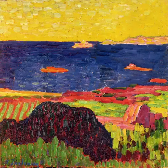 La côte de Carantec de Jawlensky 1906 - tableau célèbre