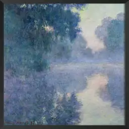 Bord de Seine à Giverny - Tableau de Claude Monet