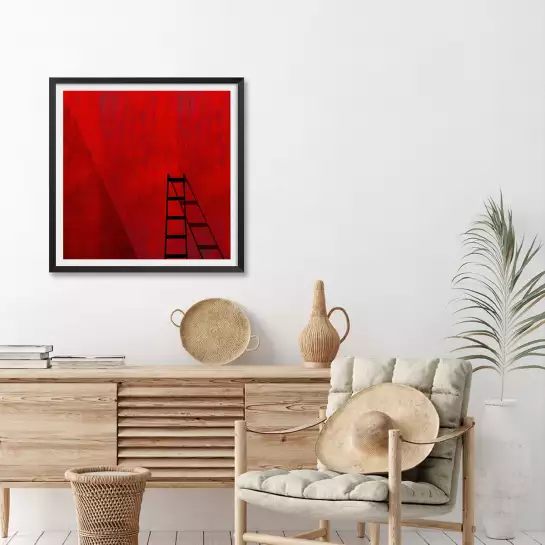 Le mur rouge - poster design