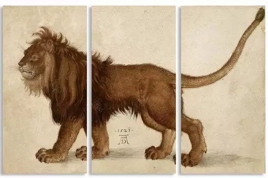 Lion d' Albrech Durer - tableau celebre