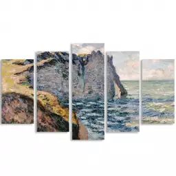 La porte d' Aval à Etretat - peintre monet