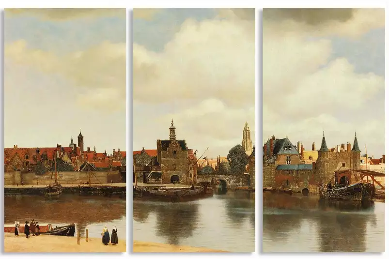 Vue de Delft - tableau celebre