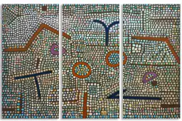 Mosaic de Prhune de Paul Klee - tableau celebre