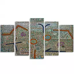 Mosaic de Prhune de Paul Klee - tableau celebre