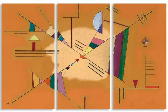 Diagonal de Wassily Kandinsky - tableau celebre