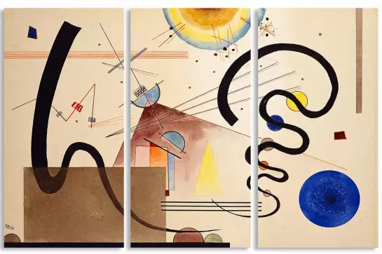 2 motions de Wassily Kandinsky - tableau celebre