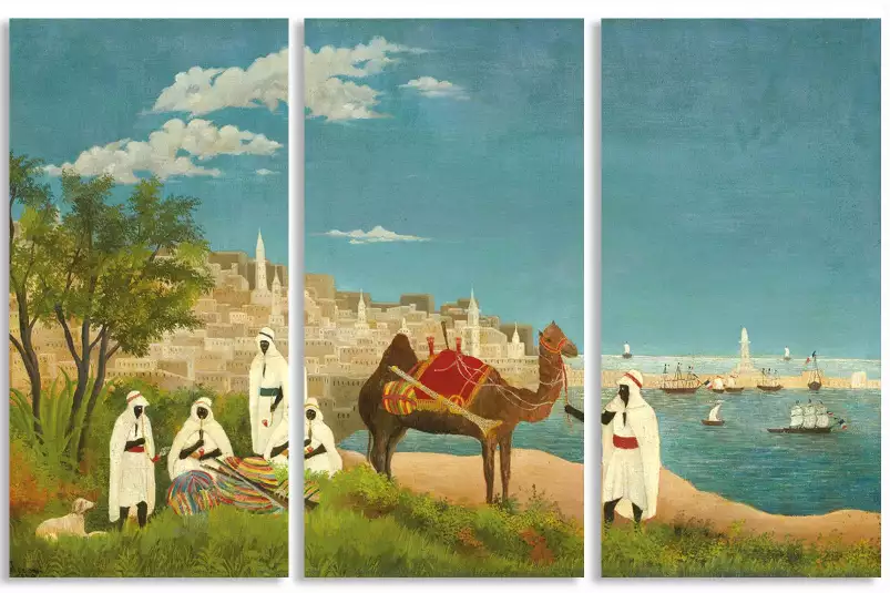 Vue d' Alger de Henri Rousseau - tableau celebre