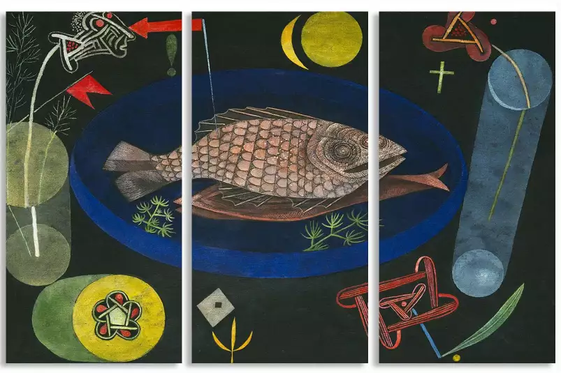 Autour du poisson de Paul Klee - tableau celebre