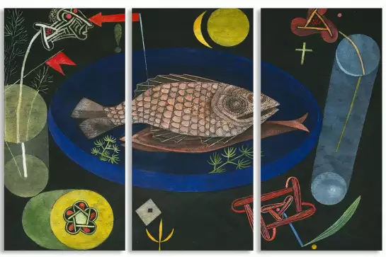 Autour du poisson de Paul Klee - tableau celebre