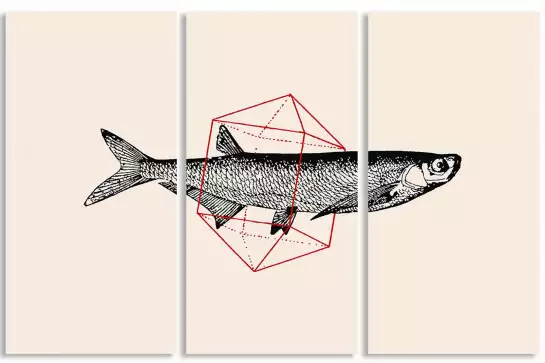 Fish In Geometrics II - graphisme animaux