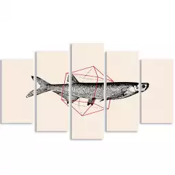 Fish In Geometrics II - graphisme animaux