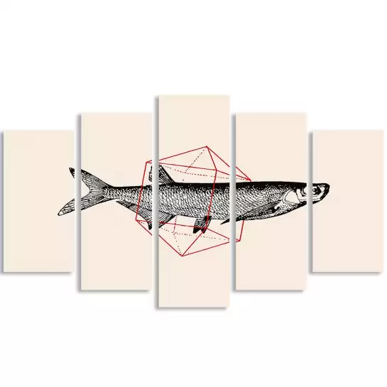 Fish In Geometrics II - graphisme animaux